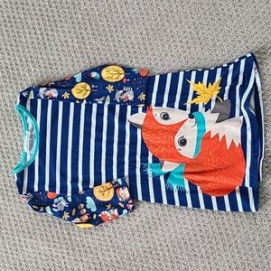 Sunshine Swing Dress Girls 4 Fox Thanksgiving